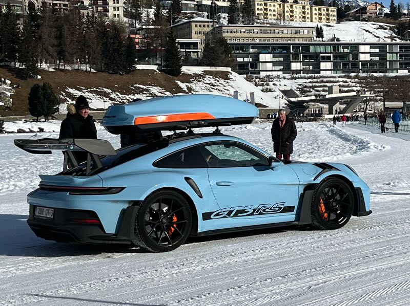 Porsche 911 GT3 RS spotted in St. Moritz