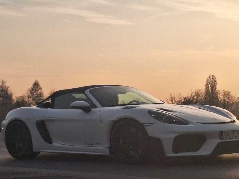 Porsche 718 Spyder RS spotted in Bytom