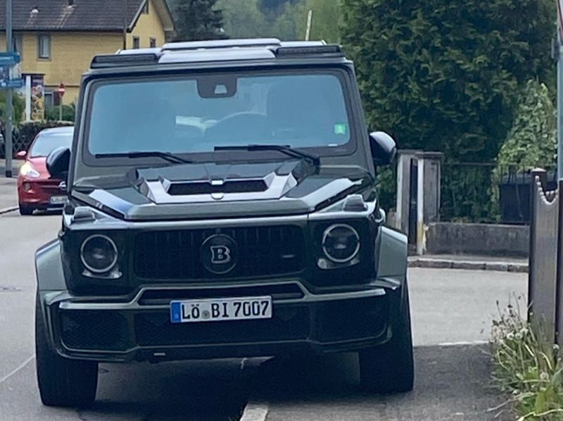 Brabus G-Class spotted in Basel
