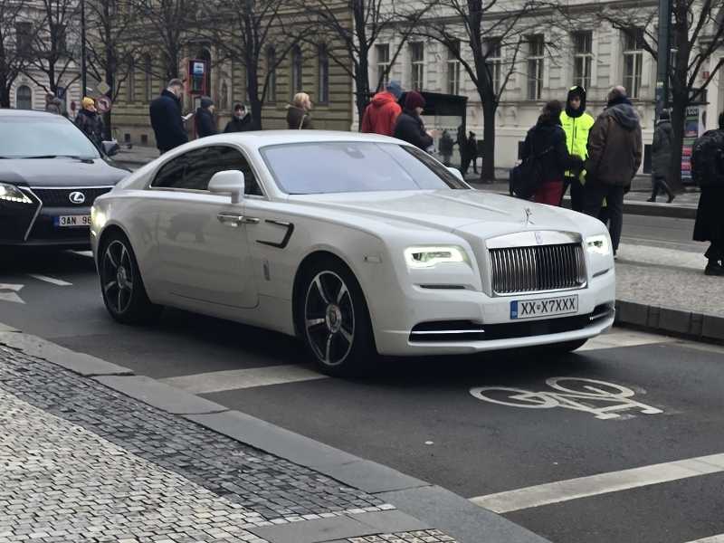 Rolls-Royce Wraith spotted in Leština u Světlé