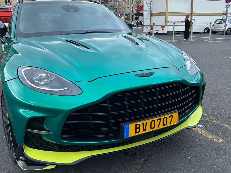 Aston Martin DBX707 spotted in Lisieux