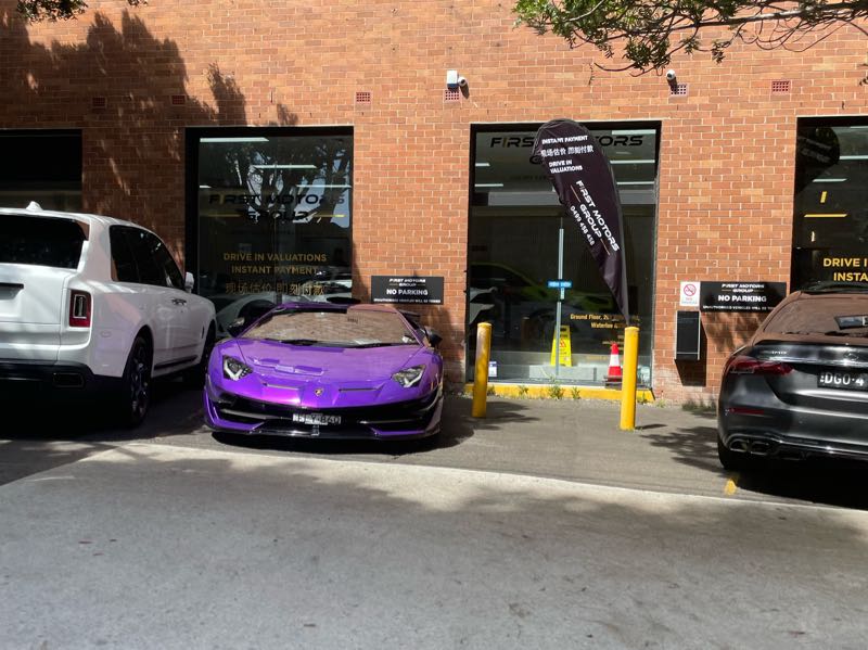 Lamborghini Aventador spotted in Sydney