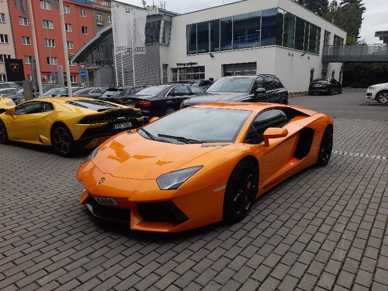 Lamborghini Aventador spotted in Prague