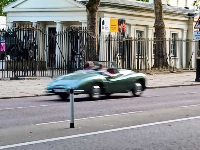 Jaguar XK120 spotted in London