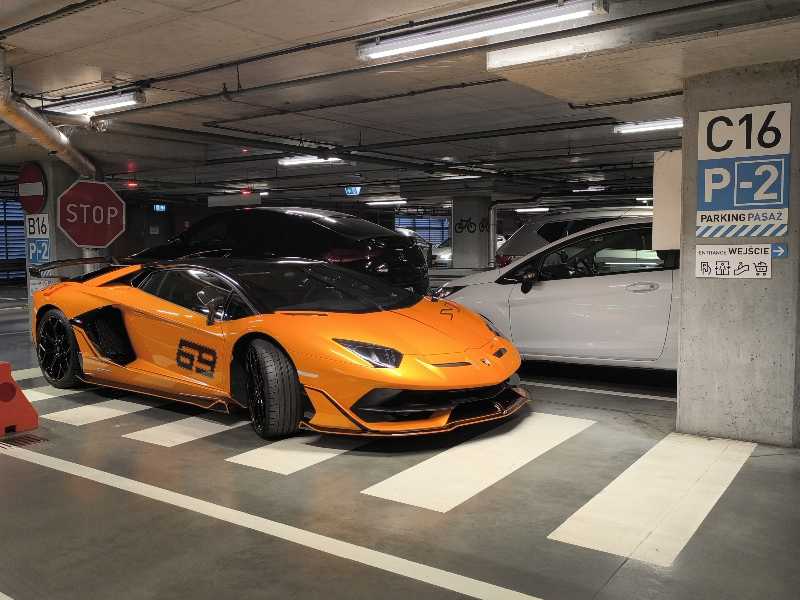Lamborghini Aventador spotted in Poznań