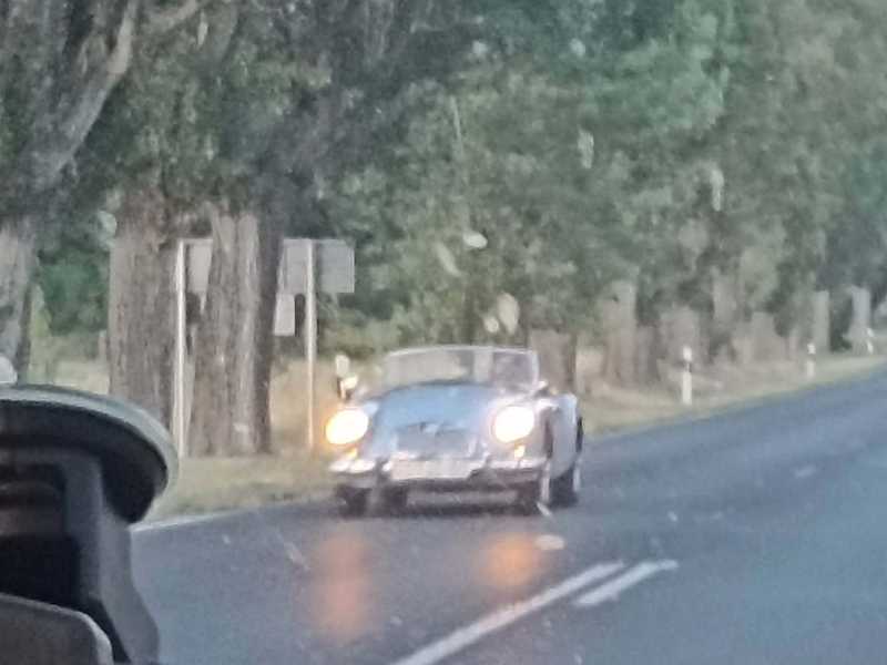 Jaguar XK150 spotted in Keszthely