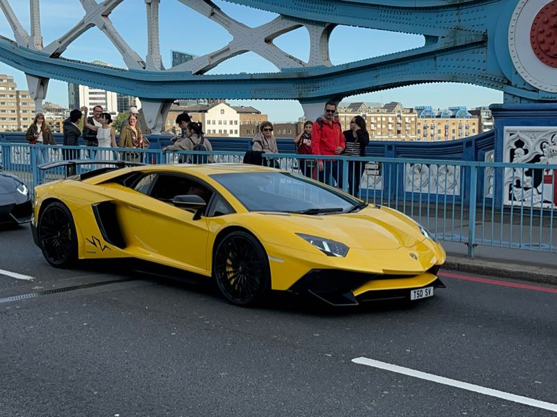 Lamborghini Aventador (2021) spotted in London, United Kingdom