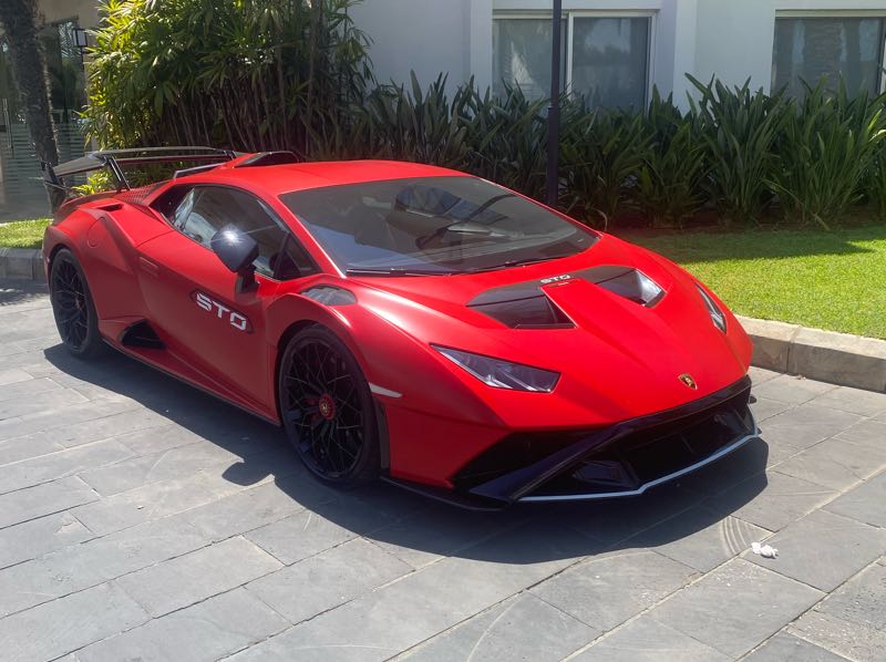 Lamborghini Huracán STO spotted in Tyre