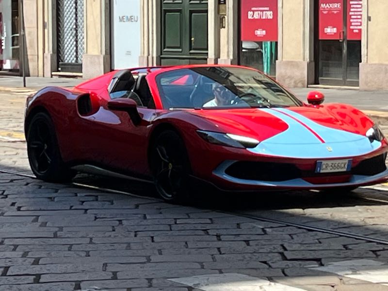 Ferrari 296 GTS spotted in Terni