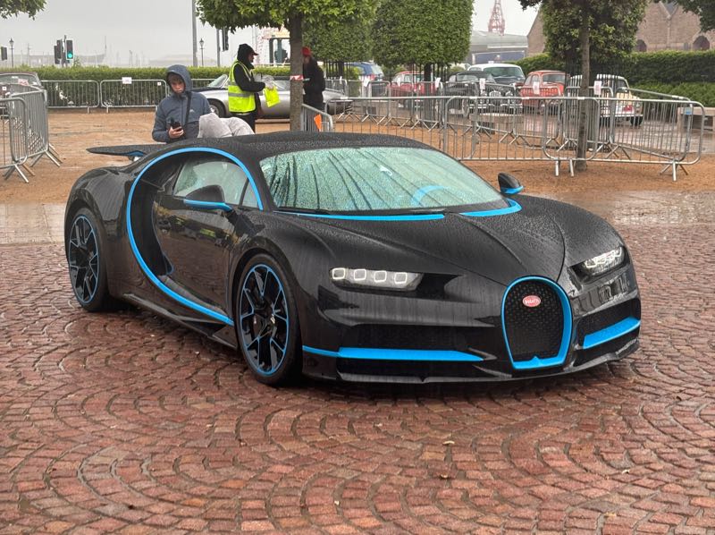 Bugatti Chiron spotted in Saint Helier