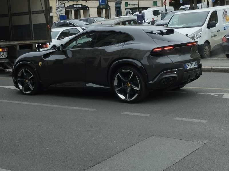 Ferrari Purosangue spotted in Compiègne