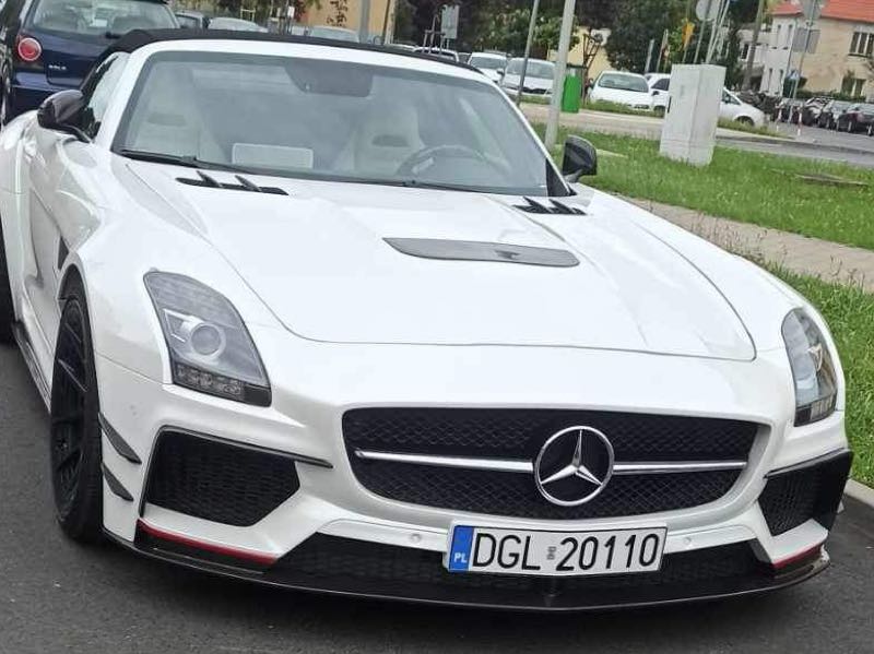 Mercedes-Benz SLS AMG spotted in Głogów