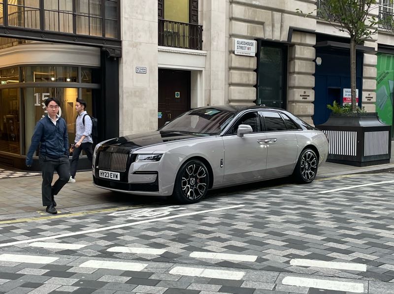 Rolls-Royce Spectre spotted in London