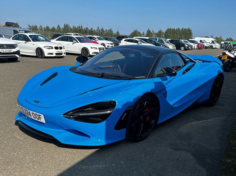 McLaren 720S spotted in Dunfermline