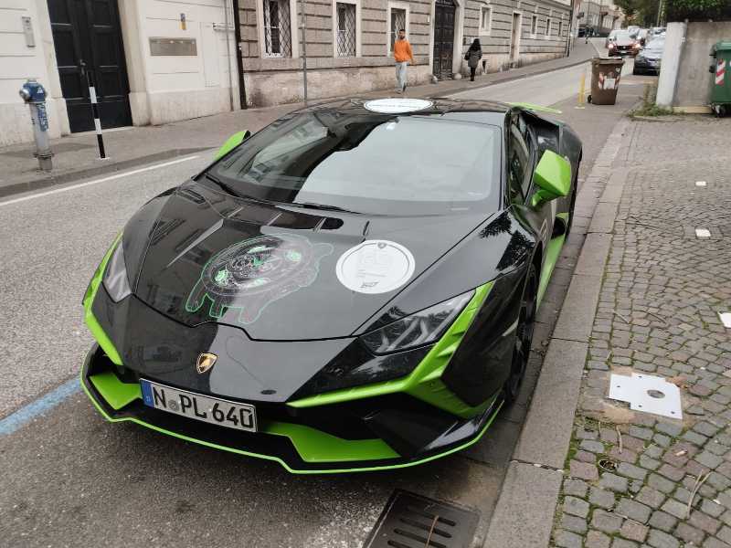 Lamborghini Huracán spotted in Udine