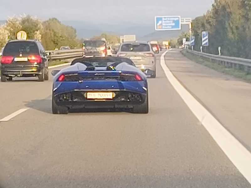 Lamborghini Huracán spotted in Freiburg