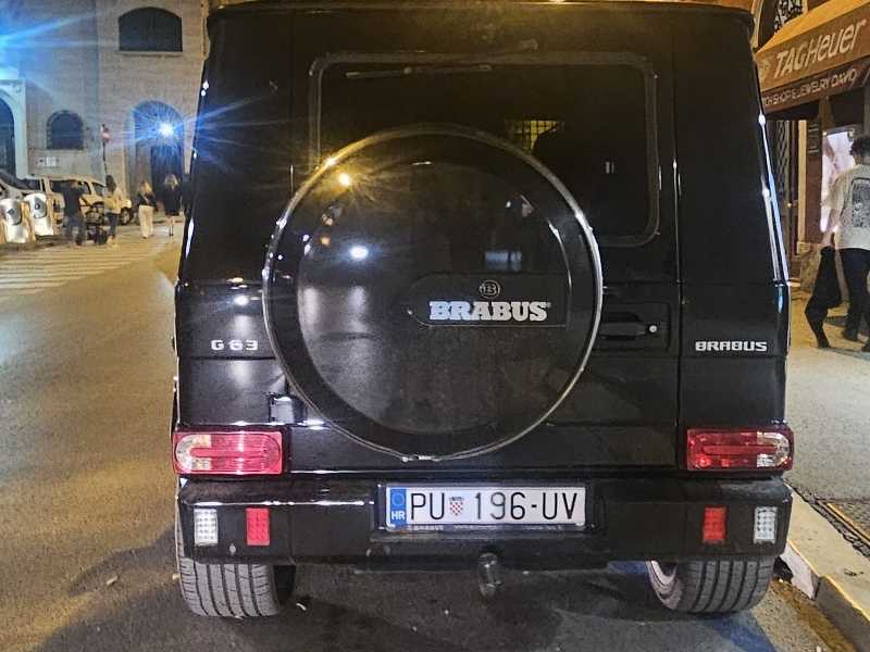 Mercedes-Benz G63 Brabus spotted in Pula