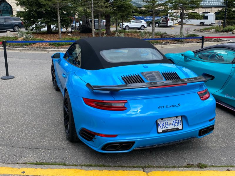 Porsche 911 Turbo S spotted in Lake Louise
