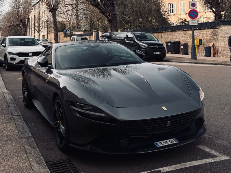 Ferrari Roma spotted in Beaune