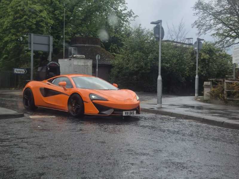 McLaren 570S spotted in Farnborough