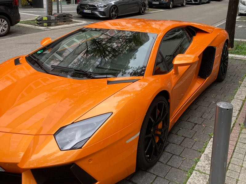 Lamborghini Aventador (2016) spotted in Frankfurt am Main, Germany
