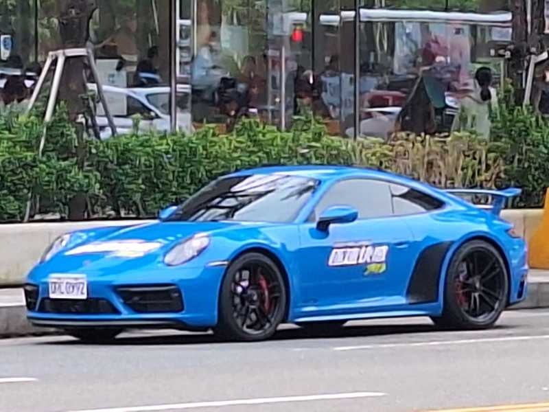Porsche 911 GT3 spotted in Taipei