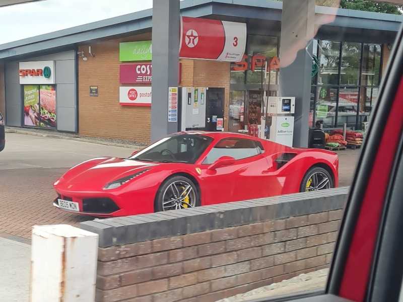 Ferrari 488 GTB spotted in Bangor