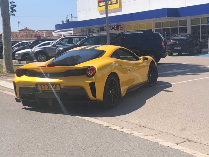 Ferrari 488 Pista (2019) spotted in Helechosa, Spain