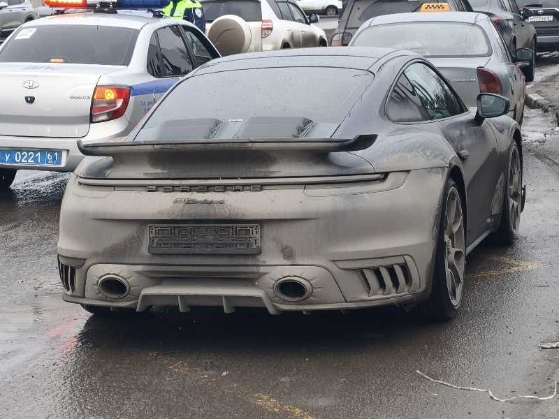Porsche 911 Turbo S (2021) spotted in Rostov-on-Don, Russia