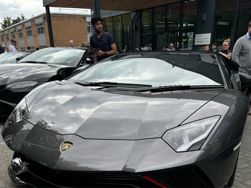 Lamborghini Aventador spotted in Grays