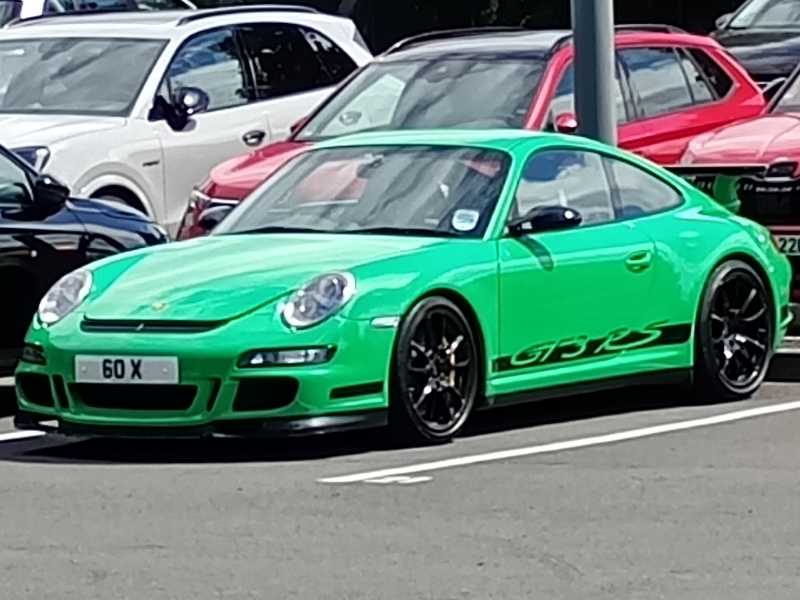 Porsche 911 GT3 RS (2007) spotted in Nürburg, Germany