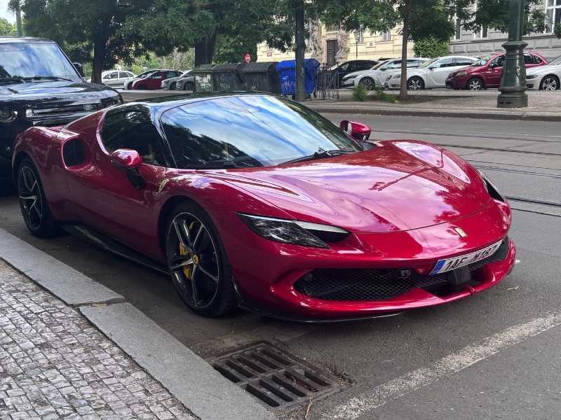 Ferrari 296 GTB (2022) spotted in Rome, Italy