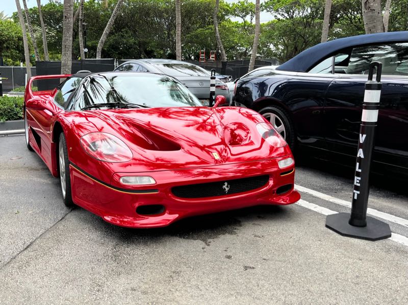 Ferrari F50 (1995) spotted in Miami, United States