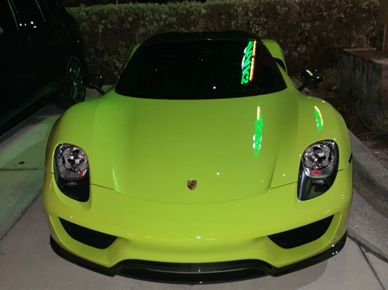 Porsche 918 Spyder spotted in Fort Myers