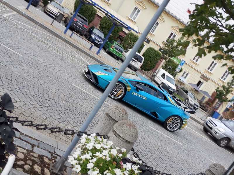 Lamborghini Huracán STO spotted in Jindřichův Hradec