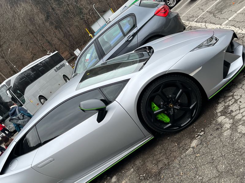 Lamborghini Huracán (2021) spotted in Barzio, Italy