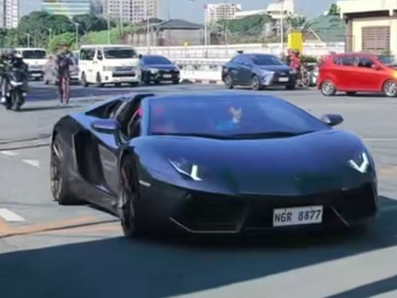 Lamborghini Aventador spotted in Tampayan