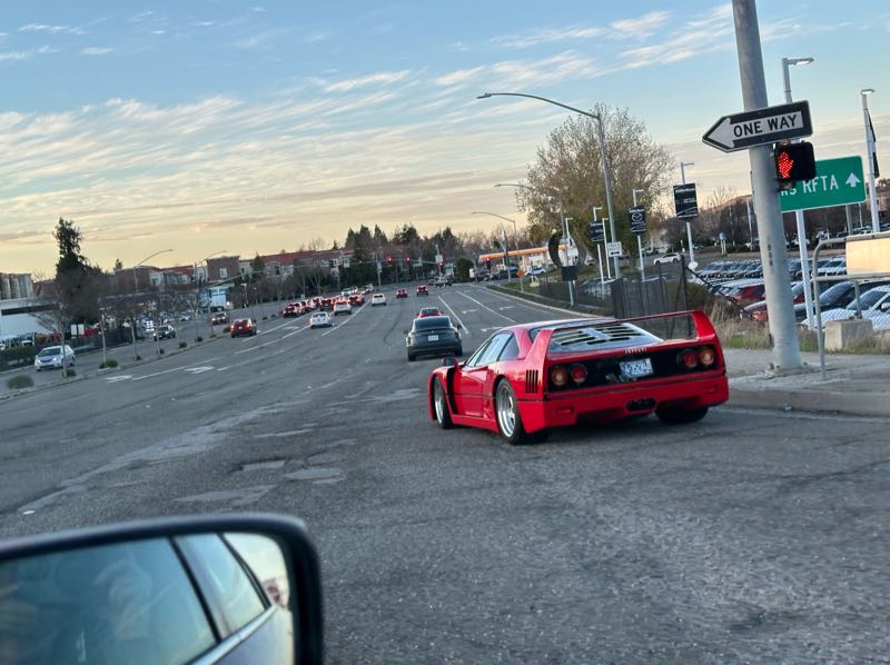Ferrari F40 spotted in San Jose