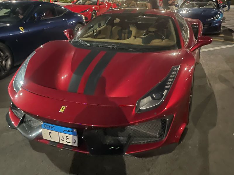 Ferrari 488 GTB (2018) spotted in Sharm el-Sheikh, Egypt