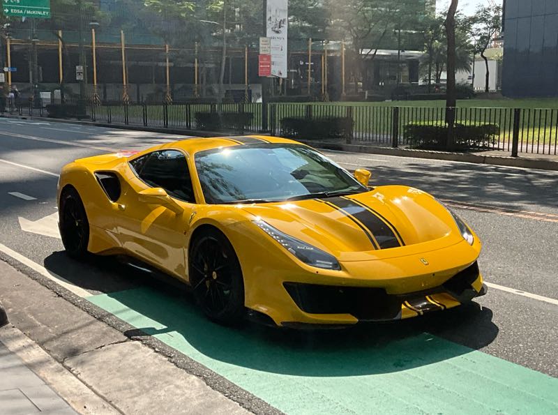 Ferrari 488 Pista (2019) spotted in Makati City, Philippines