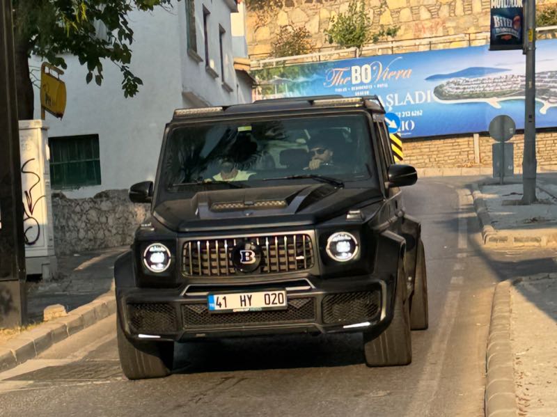 Mercedes-Benz G-Class Brabus spotted in Bodrum
