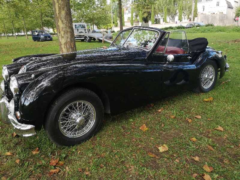 Jaguar XK140 spotted in Orléans