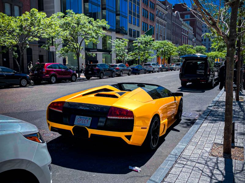 Lamborghini Murciélago (2002) spotted in Boston, United States