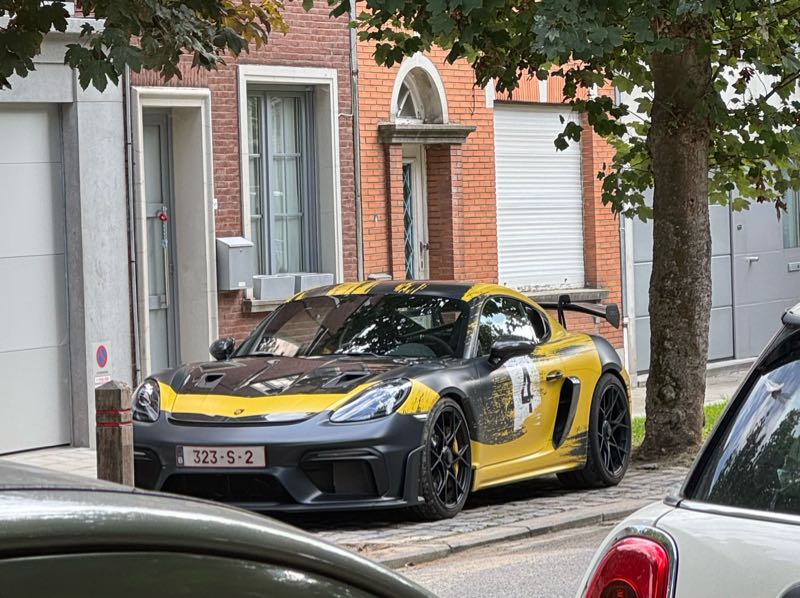 Porsche 718 Cayman GT4 RS spotted in Kortrijk