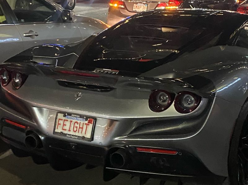 Ferrari F8 Tributo spotted in Fairfield