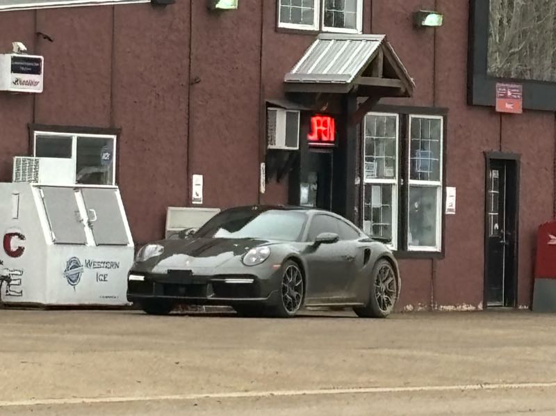 Porsche 911 Turbo S (2021) spotted in Tungokochensky District, Russia