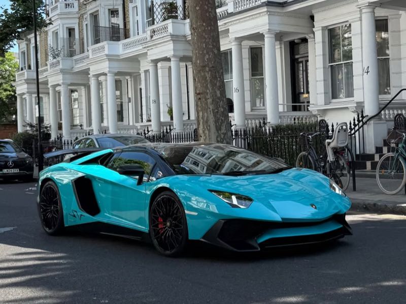 Lamborghini Aventador (2022) spotted in London, United Kingdom