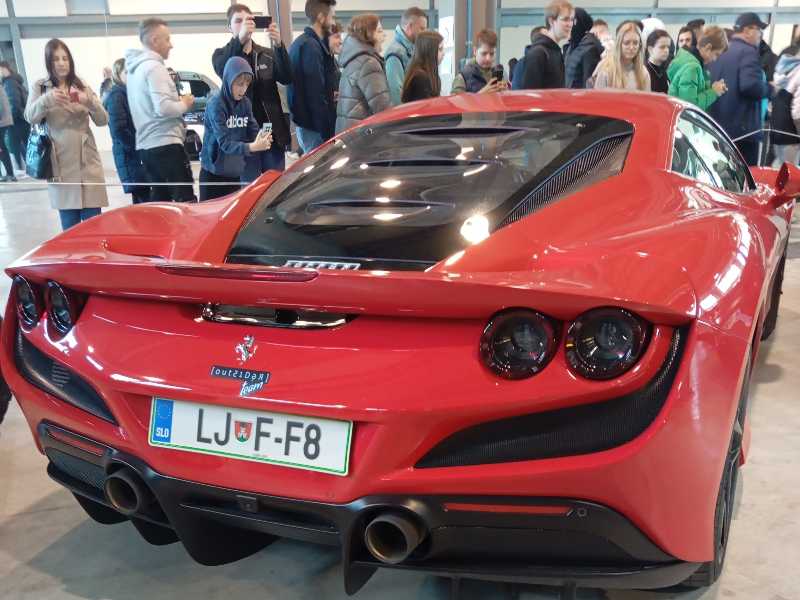 Ferrari F8 Tributo spotted in Celje