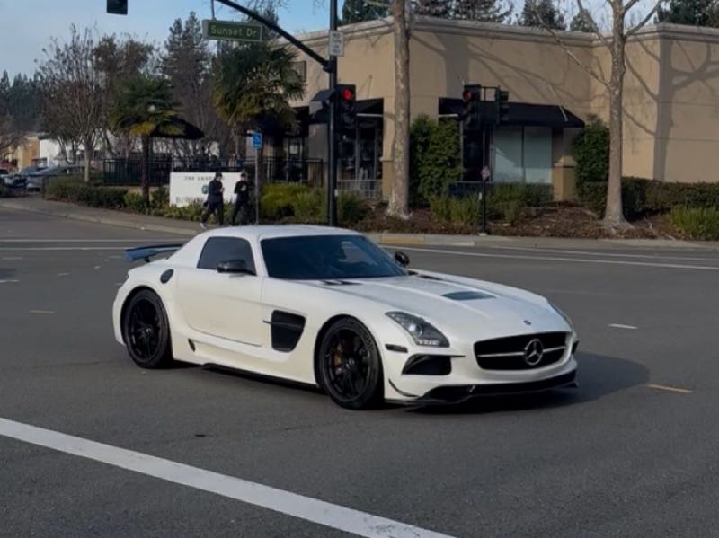 Mercedes-Benz SLS AMG spotted in San Ramon