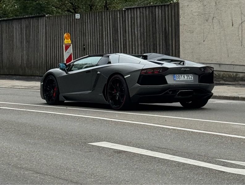Lamborghini Aventador spotted in Sindelfingen